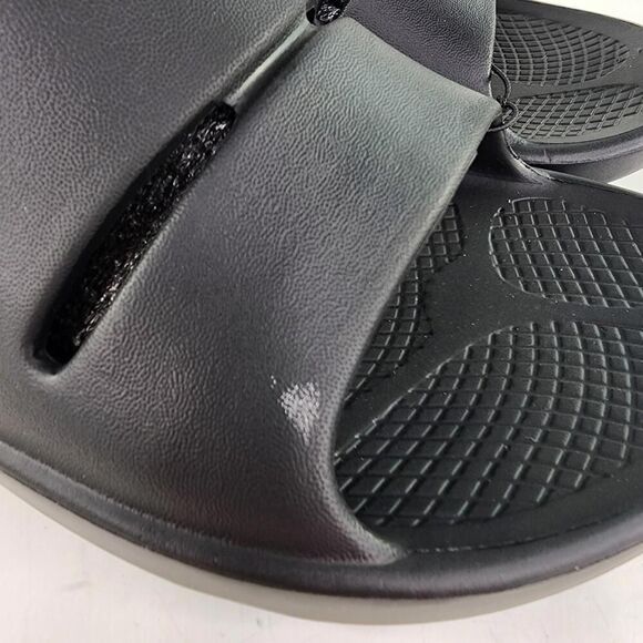 Oofos OOahh Mens Sport Flex Slide US 8 Black Recovery Sandals Shoes main image 5
